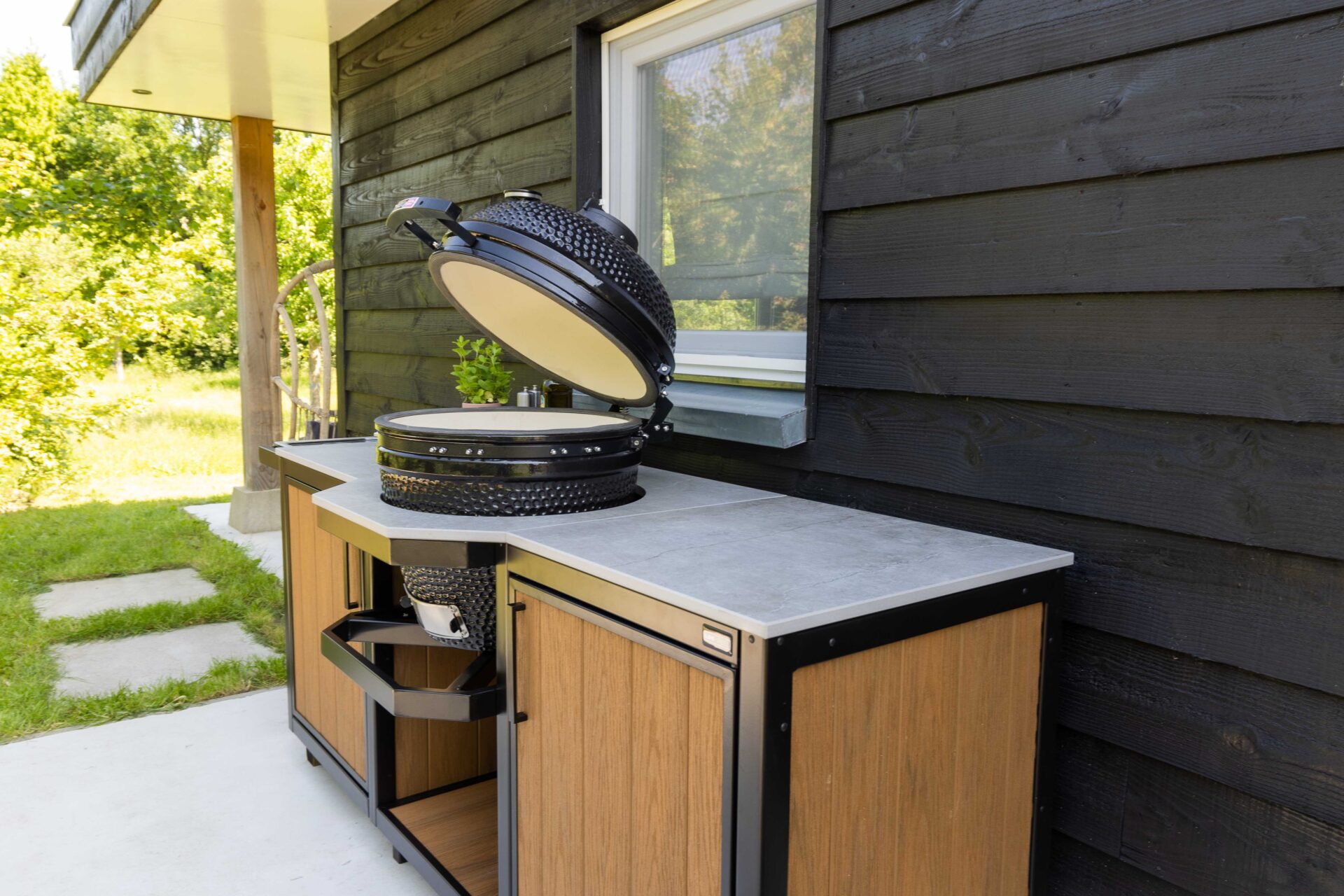 Landelijk buitenkeuken idee