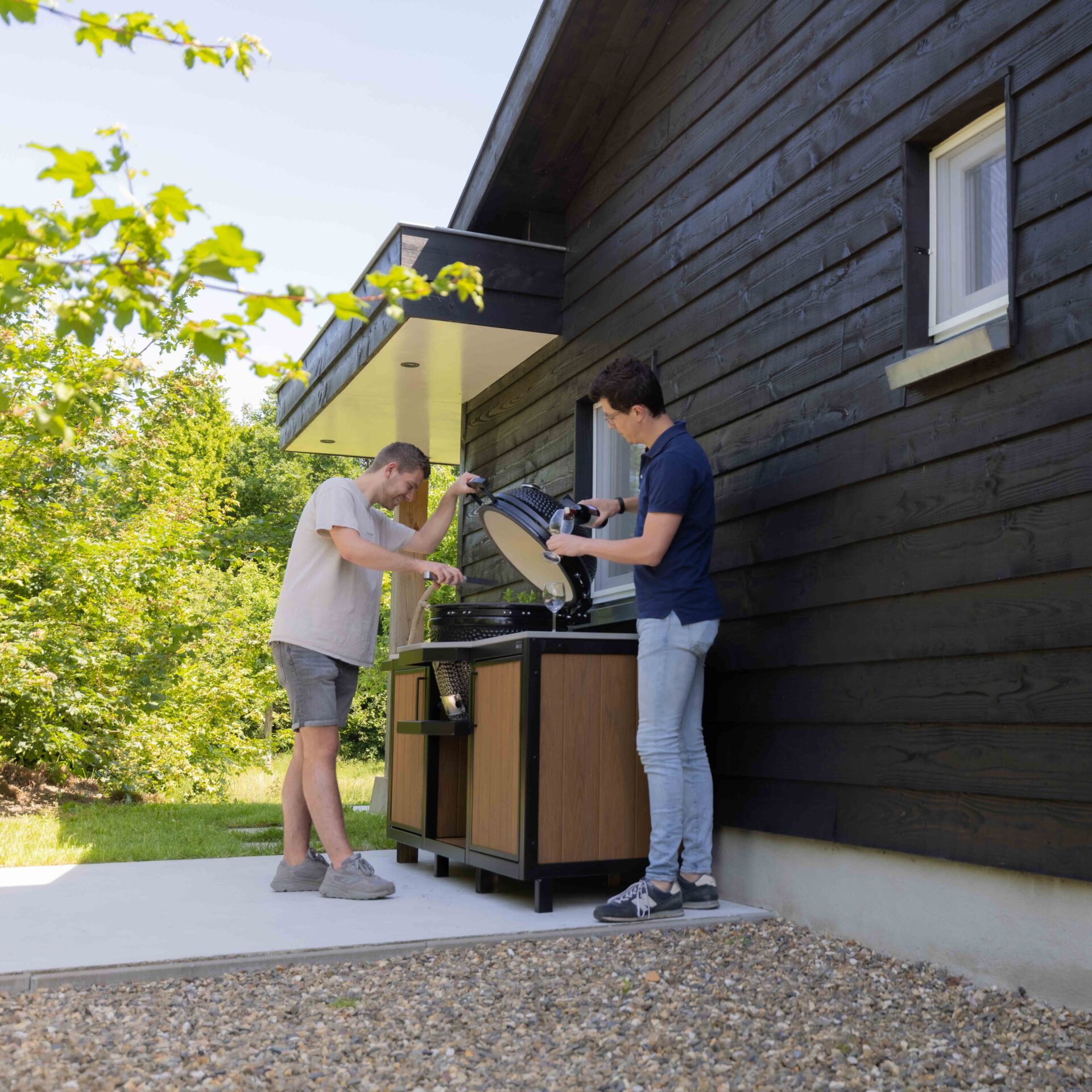 Buitenkeuken idee - voor avonden lang genieten