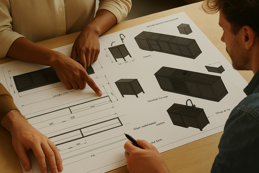 Maaatwerk-buitenkeuken---bespreken-detail-tekening